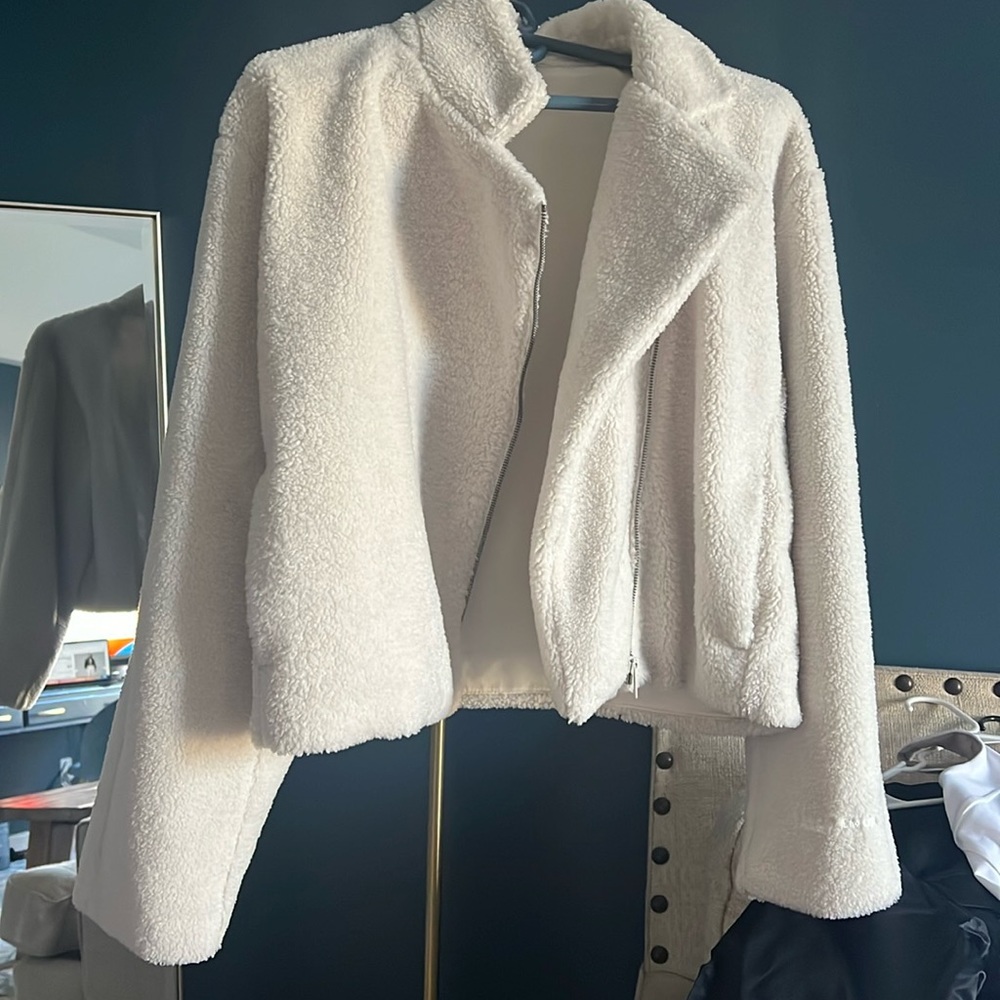 Lululemon Textured Fleece Collared Jacket